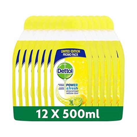 Dettol Allesreiniger Power And Fresh Citrus Voordeelverpakking 12 X