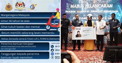 Mylesen B Daftar Program Bantuan Lesen B Percuma