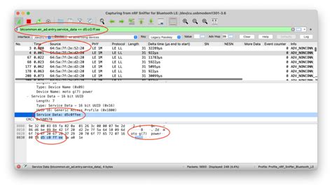 Using The Nordic Nrf Sniffer For Ble Dojo Five Modern Embedded