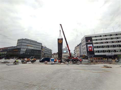 Umsetzung Der Alcina Uhr Jahnplatz Bielefeld