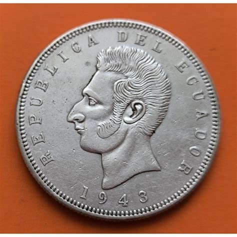 Ecuador Sucres Ceca Mexico Jose De Sucre Km Moneda De Plata