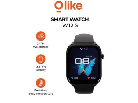 Jual Olike W12 S Smartwatch Touch Screen Real Time With Body