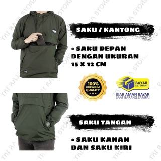 Jual Cod Jaket Parasut Big Size Pria Jaket Waterproof Pria Ukuran