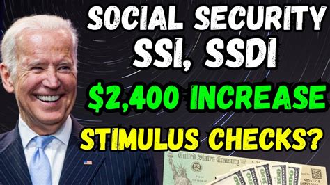 Social Security SSI SSDI Increase 2400 EXTRA To Social Security