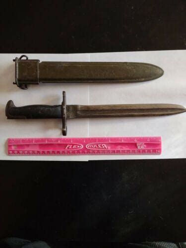 Original Wwii Us M1 Garand Bayonet 1943 Dated Afh 3915488991