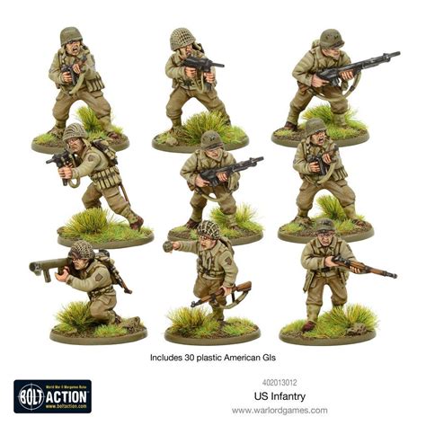 Warlord Games Bolt Action Us Army Mm Us Infantry Wwii American Gi S