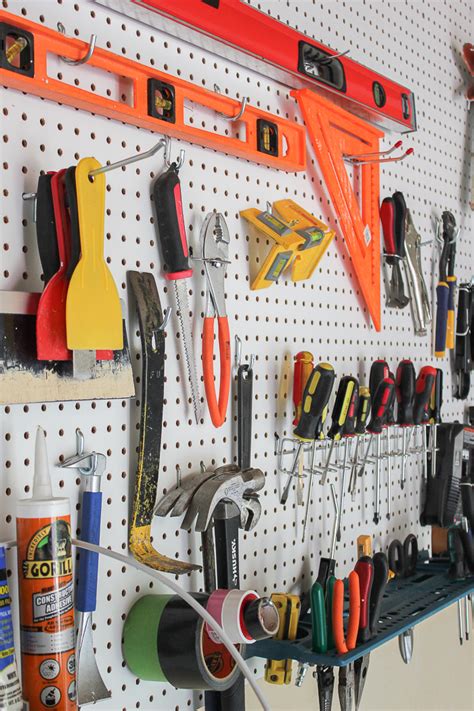 One Stop Workshop: DIY Mobile Workbench + Pegboard Organization