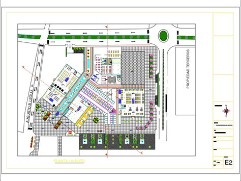 Centro Comercial En AutoCAD Descargar CAD Gratis 1009 36 KB Bibliocad