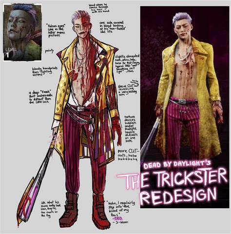 The Trickster Redesign By Mangakanekochan Rdeadbydaylight