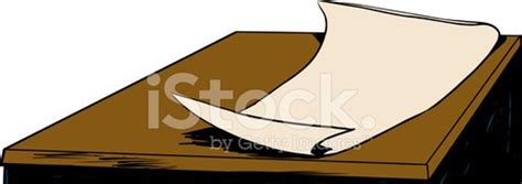 Paper On Top Of Desk Stock Clipart | Royalty-Free | FreeImages