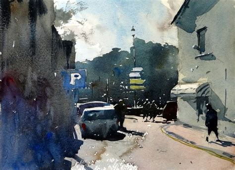 Tim Wilmot GBR ティムウィルモット 英 Street painting Cityscape painting