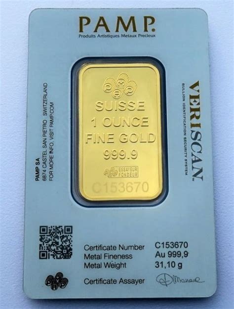 Troy Ounce Gold Pamp Catawiki