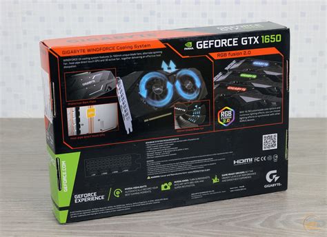 Видеокарта Gigabyte GeForce GTX 1650 4GB GDDR5