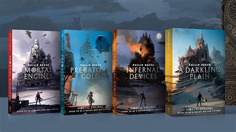 The Full Set Of New Mortal Engines Covers By Ian Mcque Including