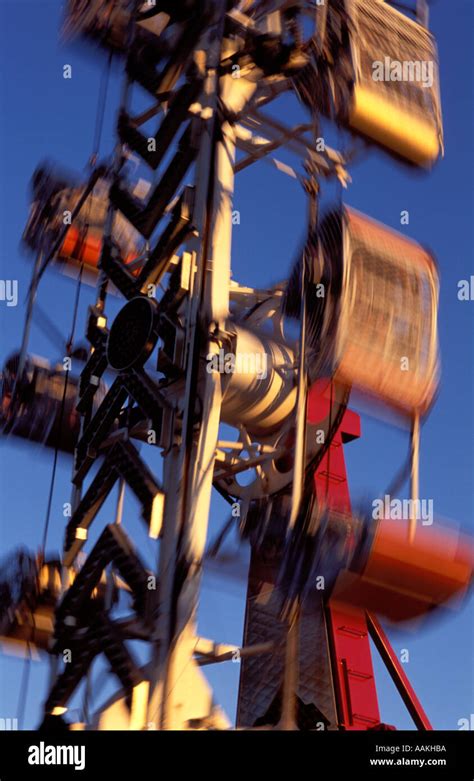 Carnival Zipper Ride 3 Stock Photo Alamy