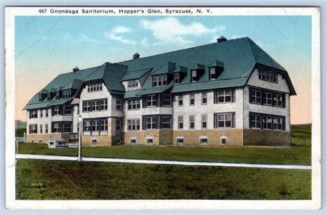 1920s Onondaga Sanitorium Hoppers Glen Syracuse New York Tuberculosis