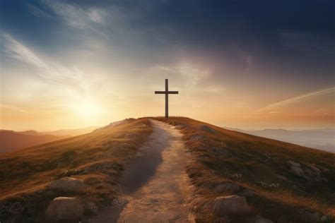 Symbol Cross Landscape Outdoors Premium Photo Rawpixel