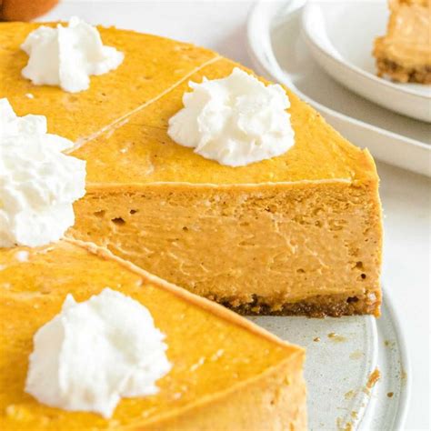 Pumpkin Cheesecake With Gingersnap Crust Pass The Dessert