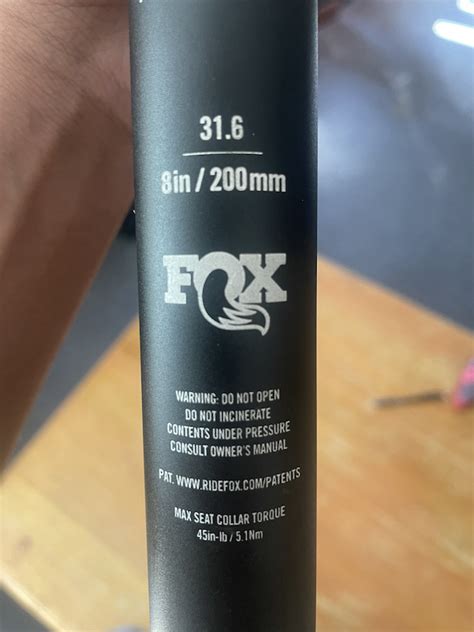 Fox Transfer Factory Dropper Seatpost For Sale