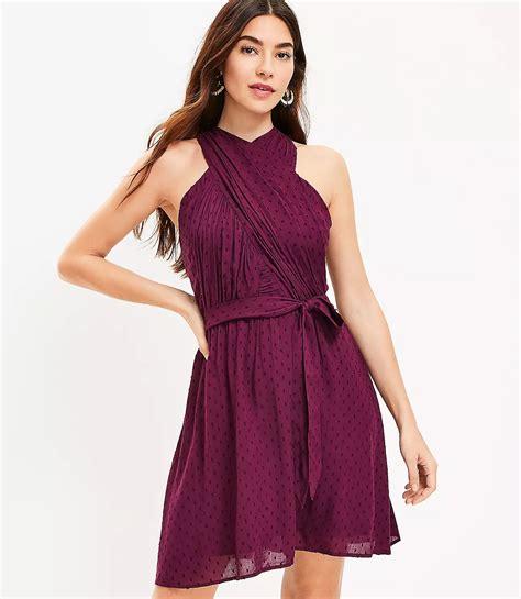 Crossover Halter Dress