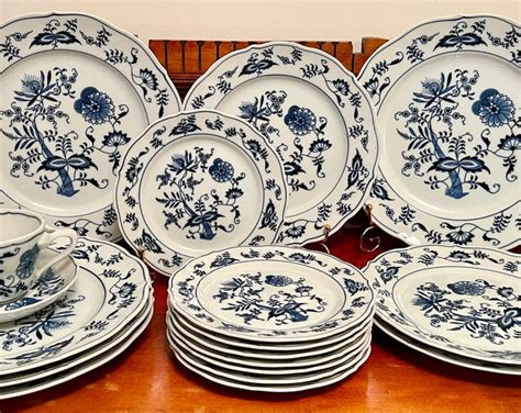 Blue Danube Japan Dinnerware Vintage Blue And White China Blue Onion Etsy