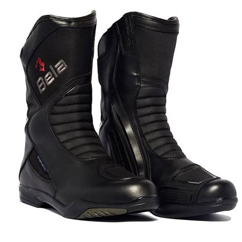 Bota De Moto Impermeable Bela Air Tech Negra