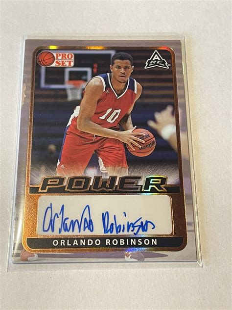 Orlando Robinson Autograph Leaf Pro Set Power Fresno State