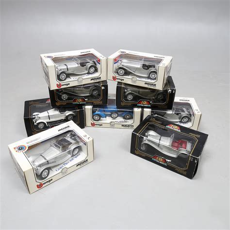 Images for 2771023. BURAGO, 9 model cars, metal, scale 1:18, original ...