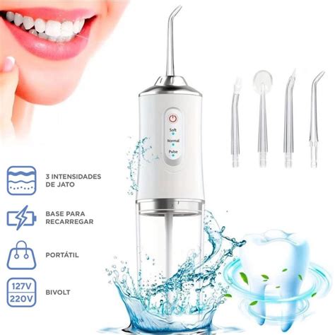 Irrigador Oral Ultra Water Flosser Portátil Sem Fio Recarregável Bivolt