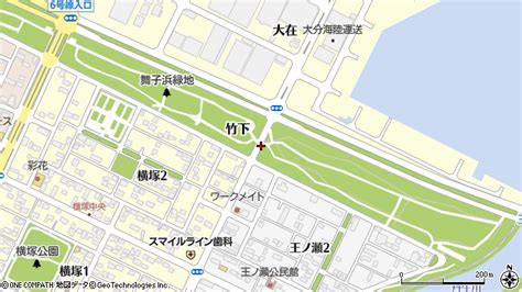 大分県大分市竹下 郵便番号 〒870 0265：マピオン郵便番号