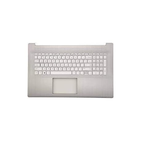 CLAVIER AZERTY BELGE COQUE SILVER HP 17 CP 17 CN M50458 A41 Gar 6 Mois