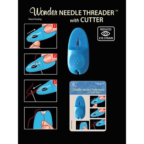 Needles Needle Threaders And Cutters Wonder Needle Threader And Cutter