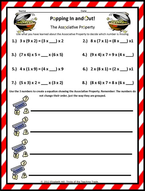 Worksheets On Properties Of Multiplication