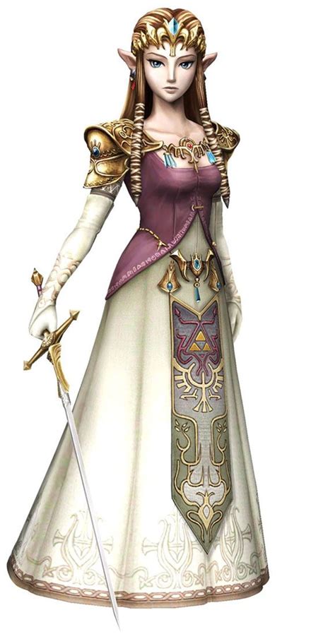 Princess Zelda Render Characters And Art Legend Of Zelda Twilight Princess Princess Zelda