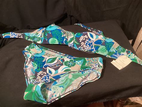 BODEN Blue And Green Bikini Set Bottom Is Top Gem