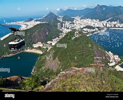 View from Sugarloaf Mountain, Pao De Acucar, Rio De Janeiro Brazil Stock Photo - Alamy