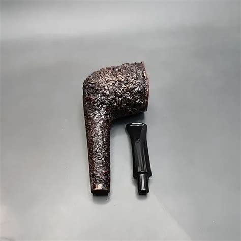 Castello Sea Rock Briar KKK Rusticated Estate Briar Pipe Italian