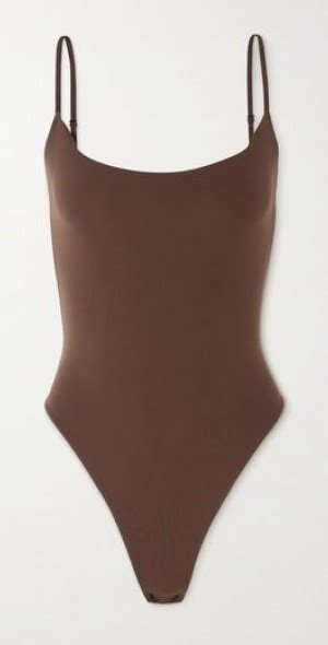 Skims Fits Everybody Cami Thong Bodysuit Cocoa