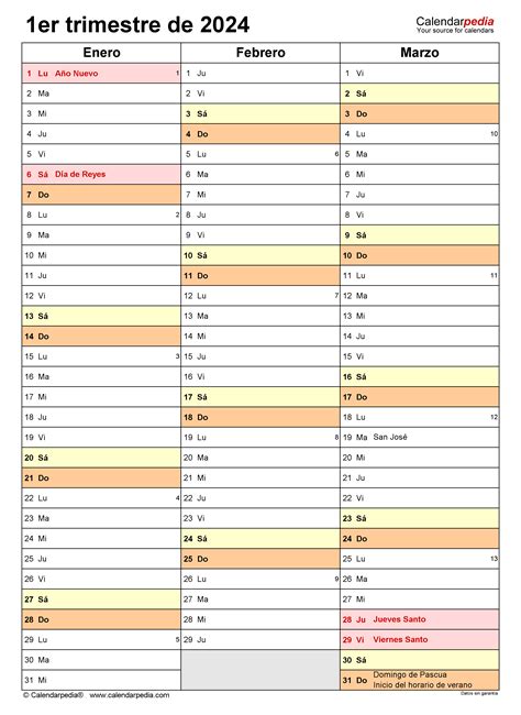 Calendario Trimestral 2024 En Word Excel Y Pdf Calendarpedia Cloud