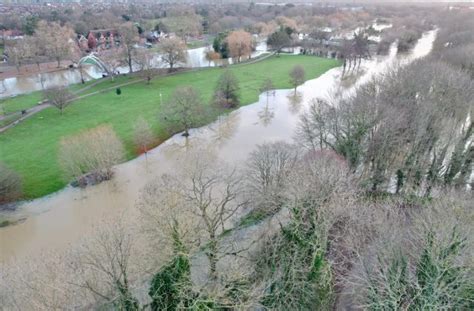 Drone footage helps show full scale of flooding across the Borough ...