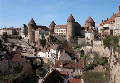 Semur en Auxois Côte d Or Burgundy France Semur en auxois France