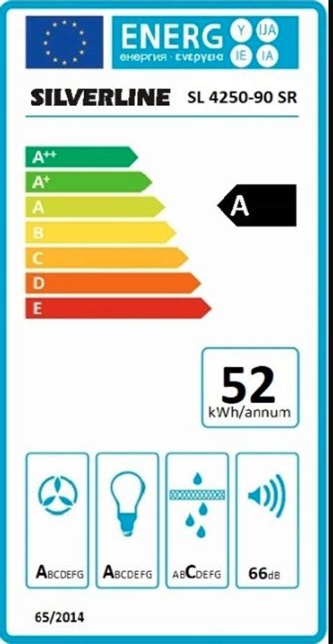 Silverline Ventilator Fritthengende Modell 90CM SVART NORDIC DARK ADA