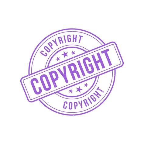 Premium Vector Copyright Stamp Copyright Grunge Round Sign