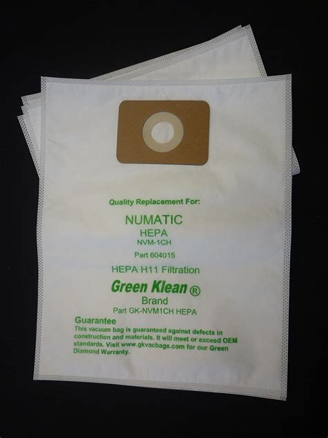 Nacecare Numatic Henry Hepa Flo Filter Bags For Models