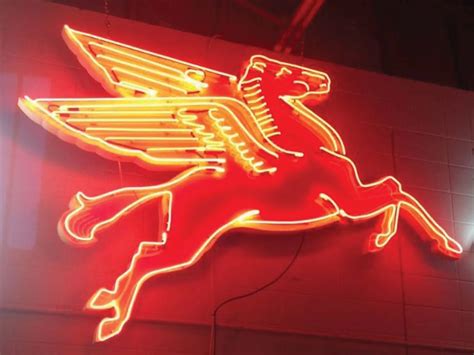 Fully Restored Mobil Neon Pegasus Ft Auburn Fall Rm Sotheby S