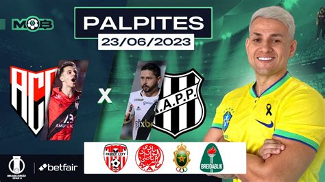 PALPITES DE FUTEBOL PARA O DIA 23 06 2023 BILHETE PRONTO SEXTOU NO