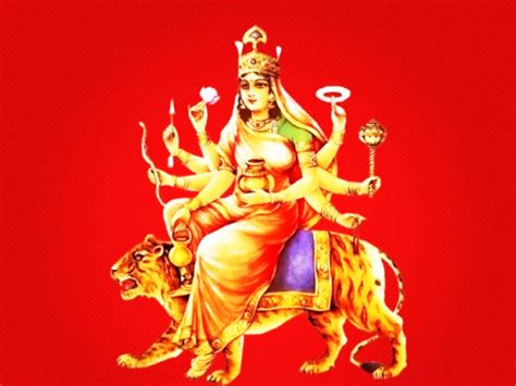 The Fourth Day Of Chaitra Navratri Goddess Kushmanda Puja Vidhi In