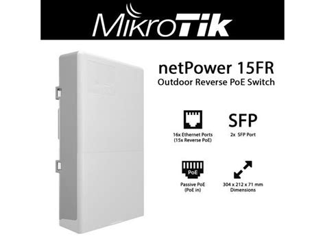 Mikrotik Netpower Fr Crs Fi Fr S Out Outdoor Switch W X