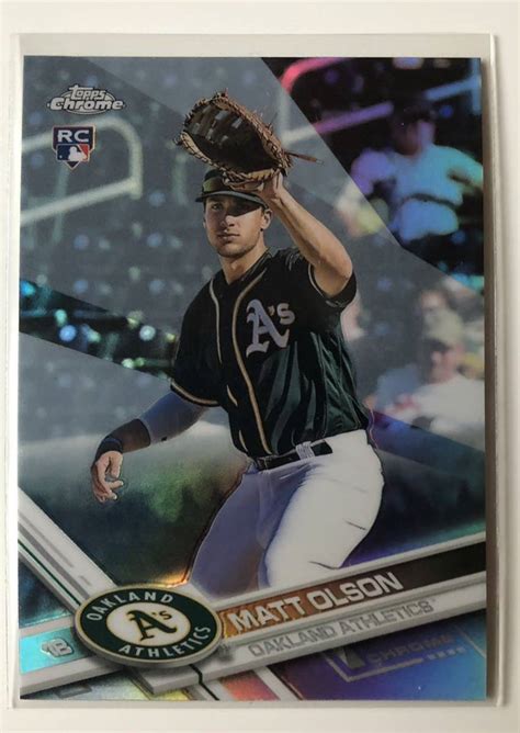 Yahoo オークション 2017 Topps Chrome Refractor Matt Olson RC