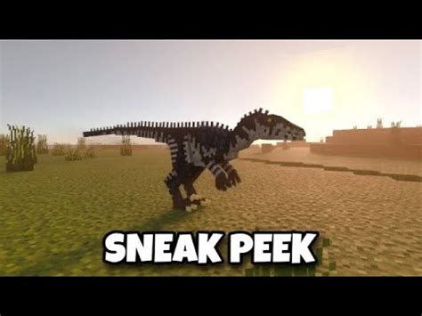 Primeval Craft Quick Sneak Peek Minecraft BE Addon YouTube